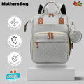 🌟 Ultimate Multi-Functional Mother’s Bag – Muted Grey Edition