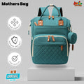🌟 Ultimate Multi-Functional Mother’s Bag – Premium Teal Edition