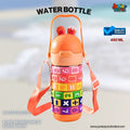 🚀🔢 "Math Genius Rubik's Ring" Premium Kids 304 Stainless Steel Vacuum Insulated Bottle (Tangerine Twist Edition) 🥤
