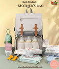 🎒 Premium Multi-Functional Mother’s Backpack – Classic Slate & Onyx Edition