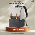 🎒 Premium Multi-Functional Mother’s Backpack – Urban Dual-Tone Edition