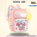Sweet Melody Pastel Ribbon 3D School Bag (Blush Pink) 🎒🎀 bunny