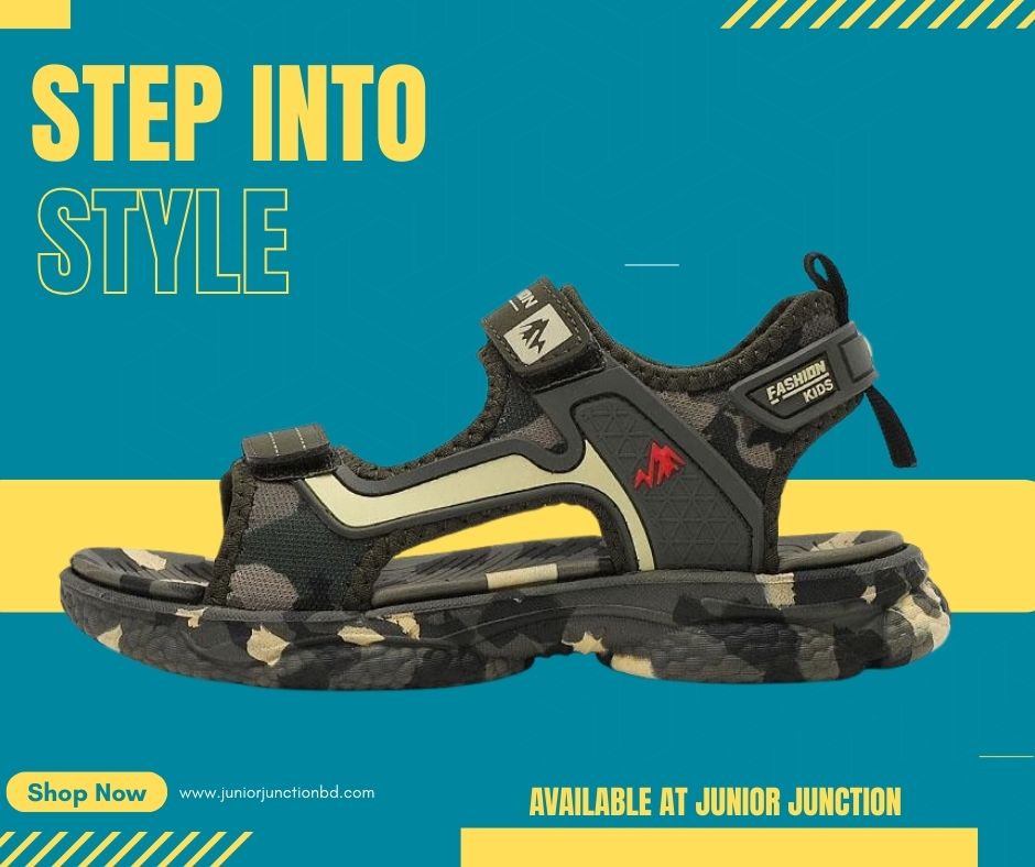 👟 Elite Urban Camo Sports Sandals – Tactical Grey