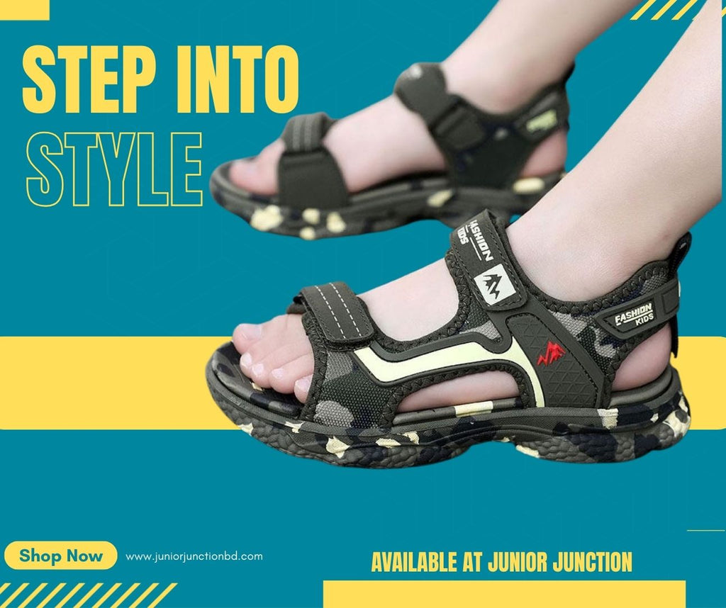 👟 Elite Urban Camo Sports Sandals – Tactical Grey