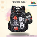 Dream Team Robot Basketball 3D School Bag with Matching Pencil Case (Obsidian Black) 🎒🤖🏀