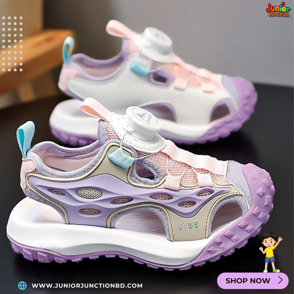 ✨Kids Horizon Max Sport Sandals – Pastel Lavender & Candy Pink