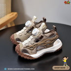 🪵🏜️ Kids Horizon Max Sport Sandals – Desert Taupe & Earth Brown