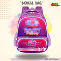 Neon Gamer "Fast Delivery" School Bag (Purple & Magenta) 🎒⚡