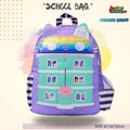 Kitty Dollhouse Magic Kids Backpack (Lavender Purple & Mint Aqua) 🐱🏠✨