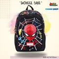 Web-Slinger Super-Hero 3D School Bag (Midnight Black & Hero Red) 🕷️