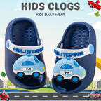 Kids City Cruiser Car Clogs – Midnight Navy & Cloud White