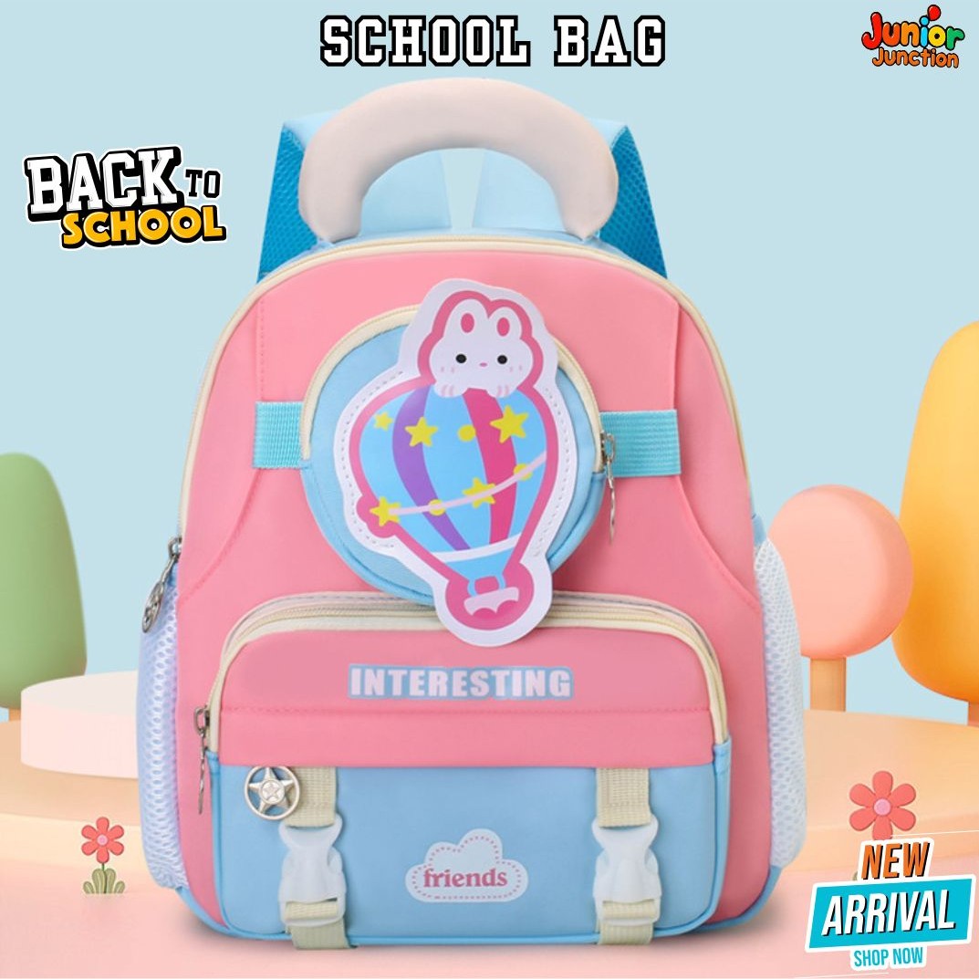 "Sky-High Bunny Preschool Bag 🎒🎈