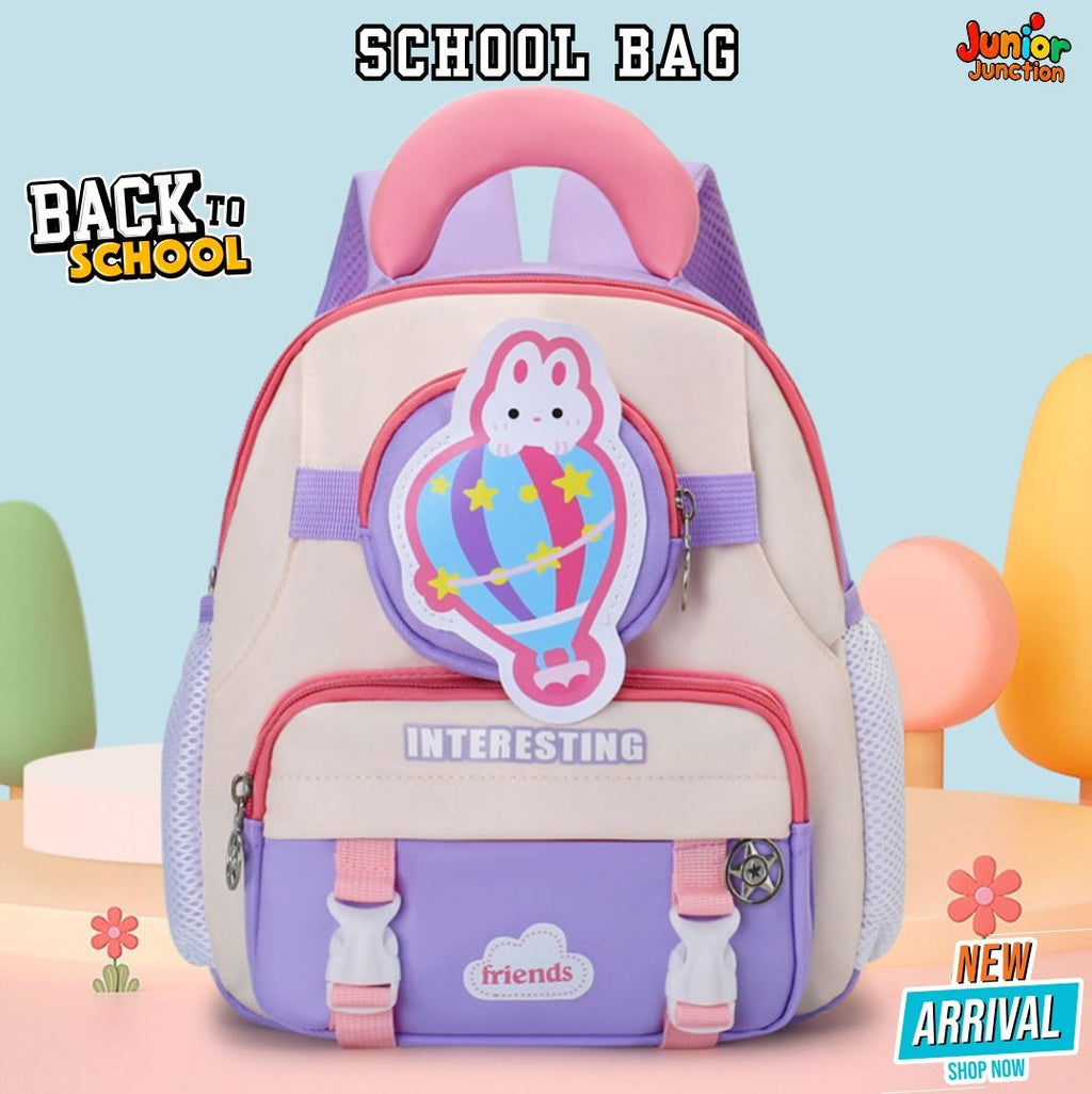 🎈 "Interesting" Sky-High Bunny Preschool Bag 🎒🐰