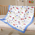 ☁️ Cloud-Soft "Little Traveler" Muslin Swaddle 🚗✨