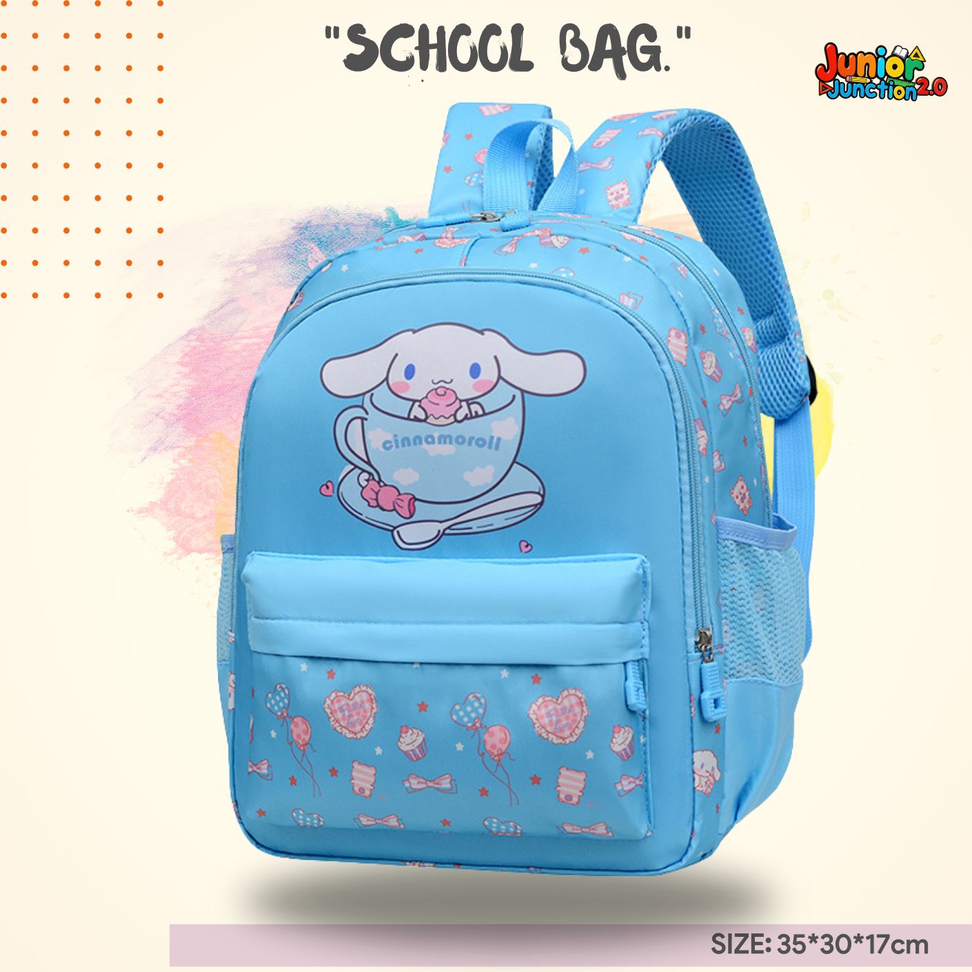 ☕ Sanrio "Teacup Treats" School Bag 🎒✨