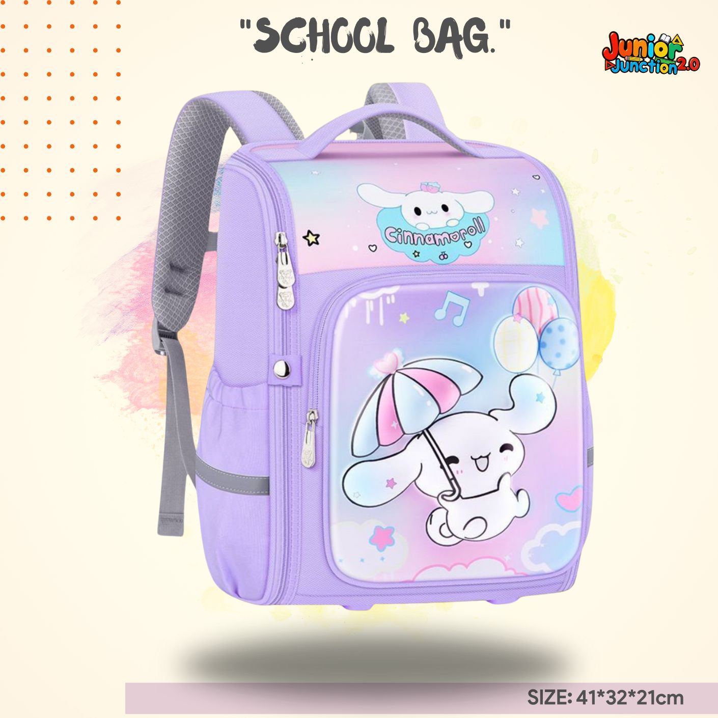 Cinnamoroll "Dreamy Sky" Premium 3D School Bag 🎒✨