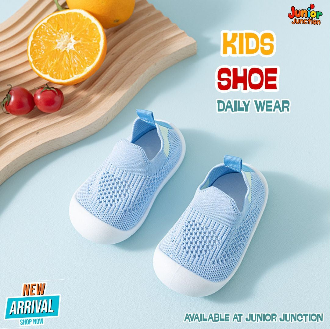 🌊 Kids Lightweight Breeze Sock Sneakers – Sky Blue