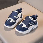 👟 Kids Urban Street Athleisure Sneakers – Deep Navy & Cream