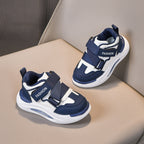 👟 Kids Urban Street Athleisure Sneakers – Deep Navy & Cream