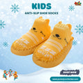 Sunshine Yellow Kids Anti-Slip Shoe Socks