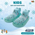 Sky Blue Kids Anti-Slip Shoe Socks