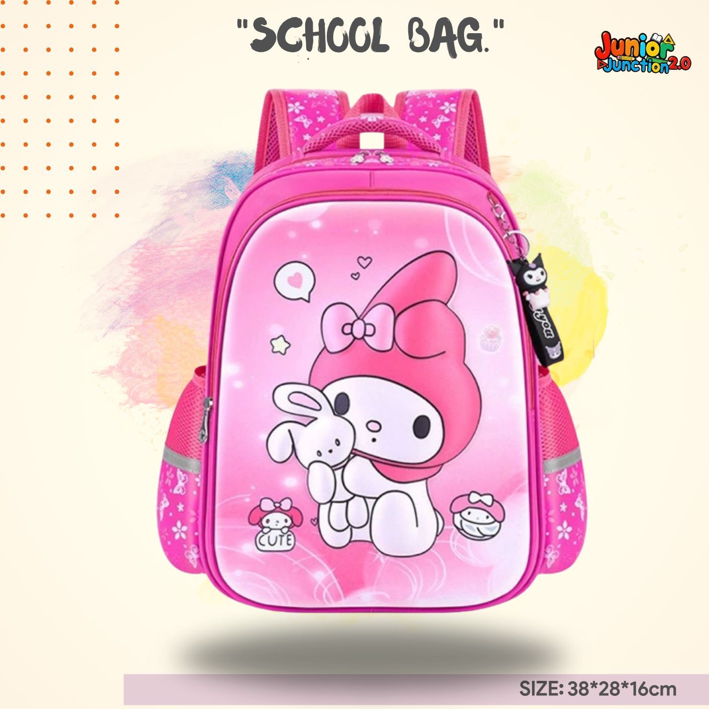 💖"Sweetest Companion" Deluxe School Bag 🎒🌸
