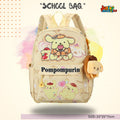 Golden Dessert Golden Pup School Bag (Creamy Yellow) 🎒🍮✨
