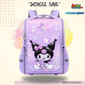 💜 Magical Pastel Jester & Castle Purple School Bag