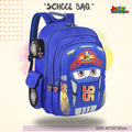 ⚡ "Nitro Blue" Speedster Premium 3D School Bag 🎒🏎️🔵