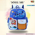 Galactic Space Rocket & Planet School Bag