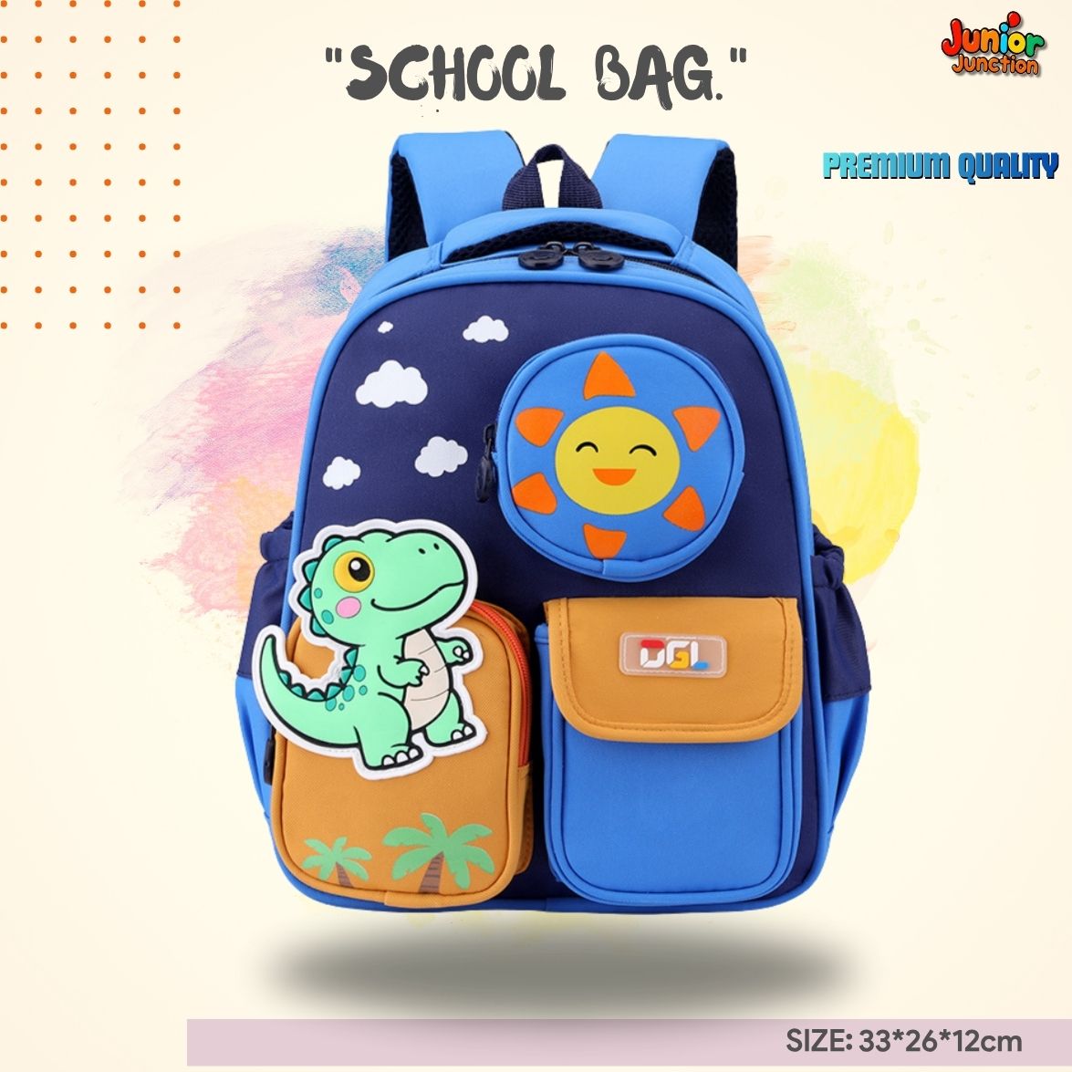 Sunny Dino Island School Bag