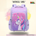 ✨ "Magical Time" Unicorn Dreamland Premium 3D School Bag 🦄🌈💜