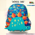 Stego-Stomp 3D School Bag (Sky Blue & Dino Friends) 🦖