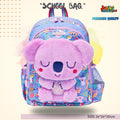 Cuddly Koala Plush 3D School Bag (Lavender & Rainbow) 🐨