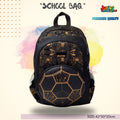 Champion's Circuit 3D Football School Bag (Midnight Black & Tech Gold)