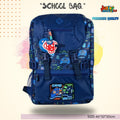Ultimate Gamer Power-Up Backpack (Electric Blue & Pixel Grid) 🕹️
