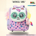 🎒 Stylish Glasses Cat School Bag