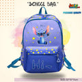 ⭐ Premium Blue Alien Theme Kids' School Bag