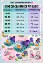 🦆 Kids Winking Duck Clogs – Mint & Lavender