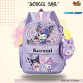 Mystic Gothic Bunny Animated School Bag (Pastel Purple) 🎒💜✨