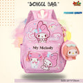 Sweet Pink Hooded Bunny Animated School Bag (Blush Pink) 🎒🐰✨