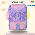 Dreamy Rainbow Butterfly Kids Backpack (Pastel Lavender & Iridescent Pink) 🦋🌈💜