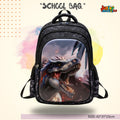 🦖 "Prehistoric Power" T-Rex Edition Premium School Bag 🌋⚡