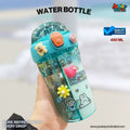 🚀🌊 "Sunny Meadow Dual-Flavor" Premium Kids 2-in-1 Dual Compartment Water Bottle (Ocean Teal Edition) 🥤