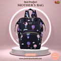 🎒 Premium Multi-Functional Mother’s Backpack – Hot Air Balloon Edition