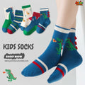🦖 Dino World Adventure 5-Pair Premium Sock Set