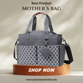 🌟 Elite-Mom Multi-Function Travel Bag – Sleek Grey Edition