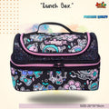 Glitter Sparkle & Friends Double-Decker Lunch Bag (Midnight Onyx & Pastel Pop)