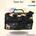 Goal Kick Double-Decker Lunch Bag (Metallic Gold & Pitch Black)