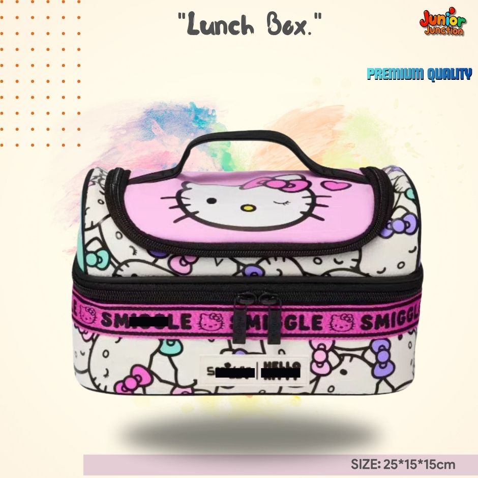 Pink Bow Kitty Double-Decker Lunch Bag
